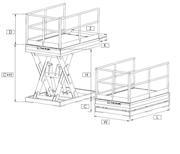 Loading Dock Table 2000 Capacity 2500 X 2000 Platform 1600 Mm Stroke ...